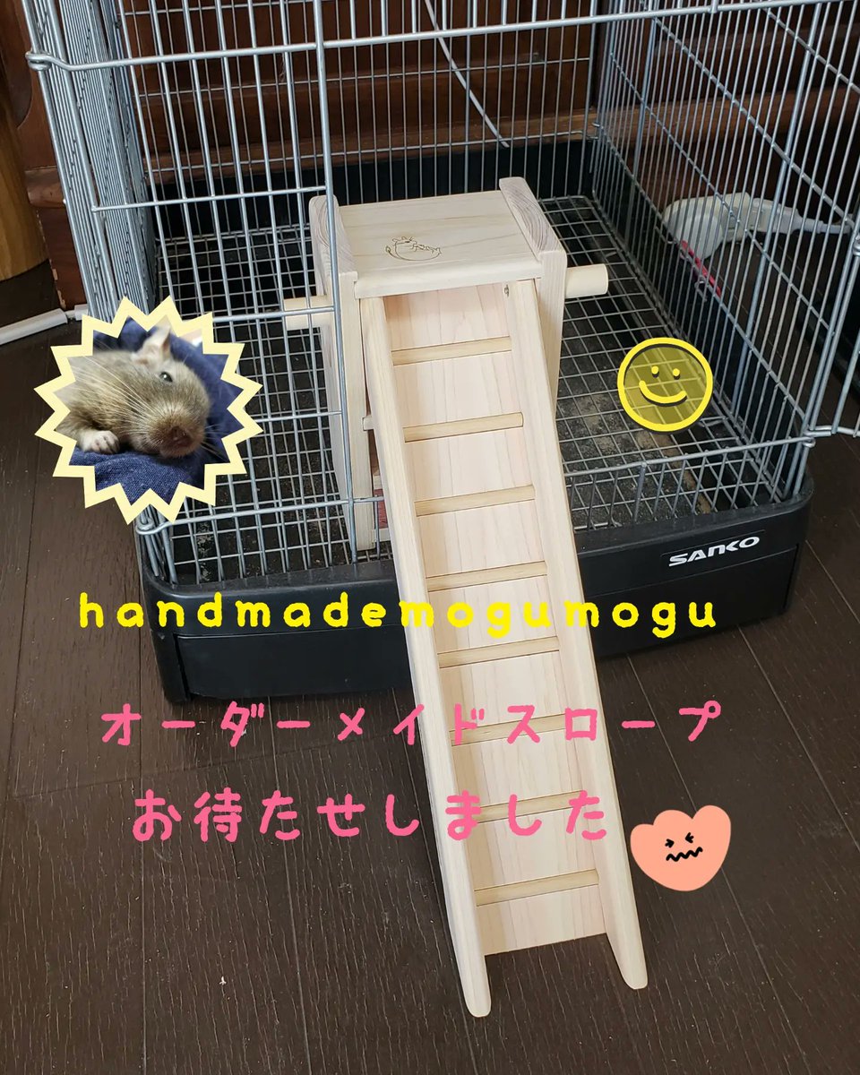HandmadeMoguMo1's tweet photo. オーダーメイド受けましたこちらは置き型スロープとなります。スロープ取り外し希望でしたのでスロープ外すと本体はアスレチックとして使用できます☺️ https://t.co/jnT3yLDGLj