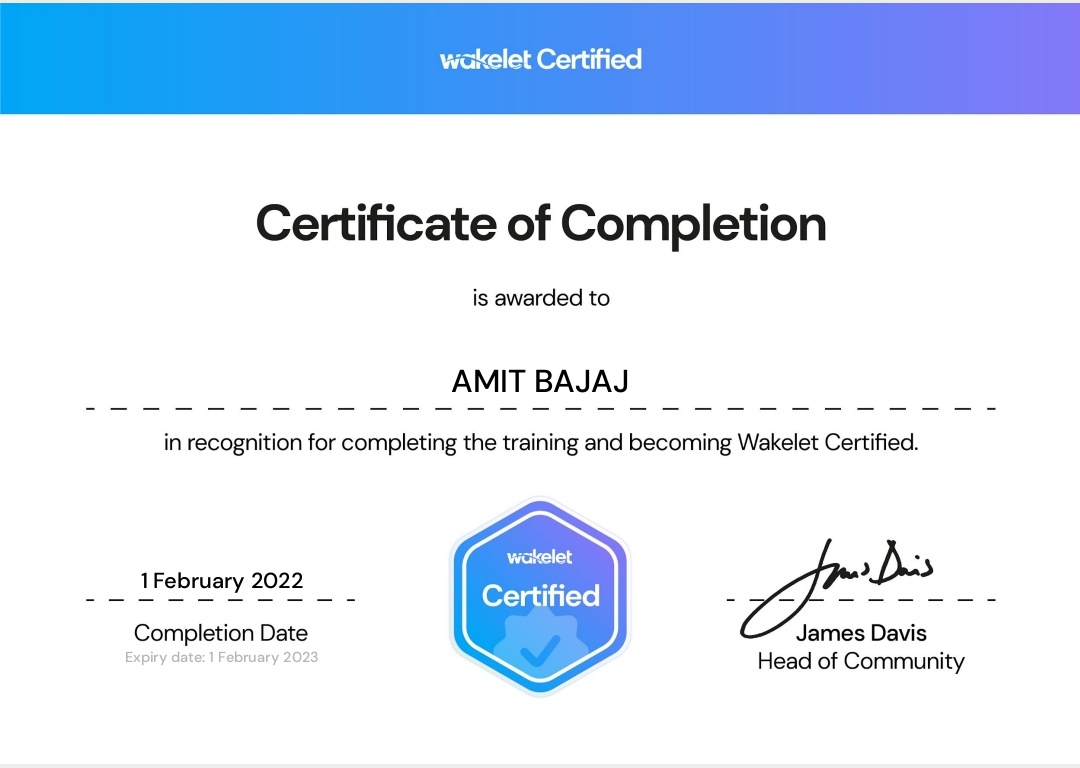 Woo!! 🥳  I completed the course and I'm officially Wakelet Certified! 🎉
You can become certified too: wakelet.com/@wakeletcertif…