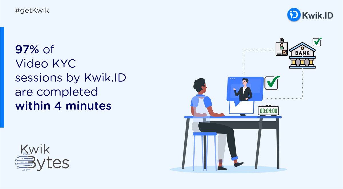 While #videoKYC has become the norm for customer onboarding, what is the key differentiating factor?

A seamless customer experience. ✅

(1/2) #getkwik #customeronboarding #videoforbusiness #remoteonboarding #customerexperience #kwikbytes