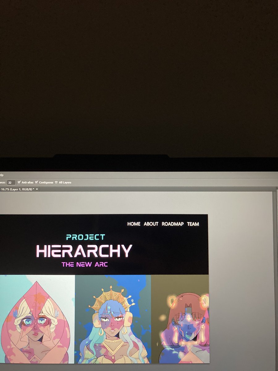 NFThierarchy's tweet image. Designing #projecthierarchy website