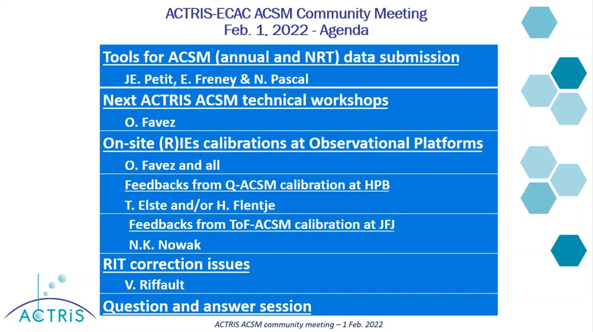 Morning was busy with the 1st @AerodyneRes #ACSM community workshop led by #ACMCC (O. Favez @INERIS_fr, @EvelynFreney @LampPhysique & J.E. Petit #LSCE @IPSL_outreach) ➡️an opportunity to discuss technical questions and share knowledge between @ACTRISRI groups