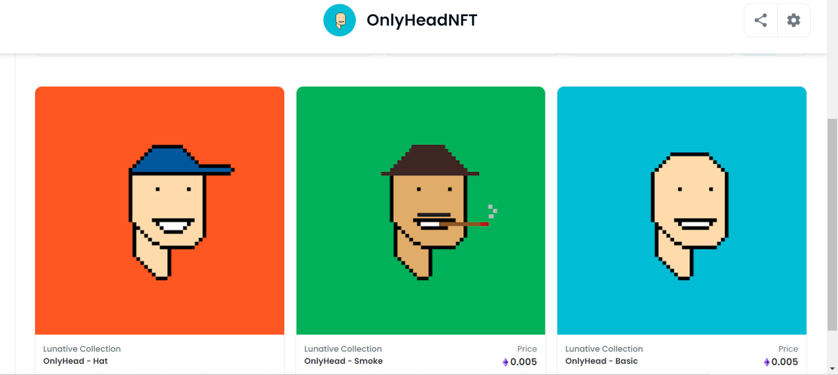 OnlyHeadNFT1's tweet photo. already listed!,buy on https://t.co/F1cPtQHlow just for 0.005 eth

#NFT #OnlyHeadNFT #cryptocurrency #nftart https://t.co/2dN1PPS2BM