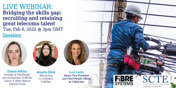 NEW SPEAKER ANNOUNCED! 

Lori Lantz, Senior Vice President &amp; Chief People Officer at <a href="/CableLabs/">CableLabs</a> joins Emma Atkins <a href="/FibrePeople/">FibrePeople</a> and Chairperson of <a href="/inca_networks/">INCA</a> &amp; Angela Shek <a href="/FullFibre/">FullFibre</a> to discuss #skillshortage #recruitment and #retainingtalent

Sign up > event.webcasts.com/starthere.jsp?…