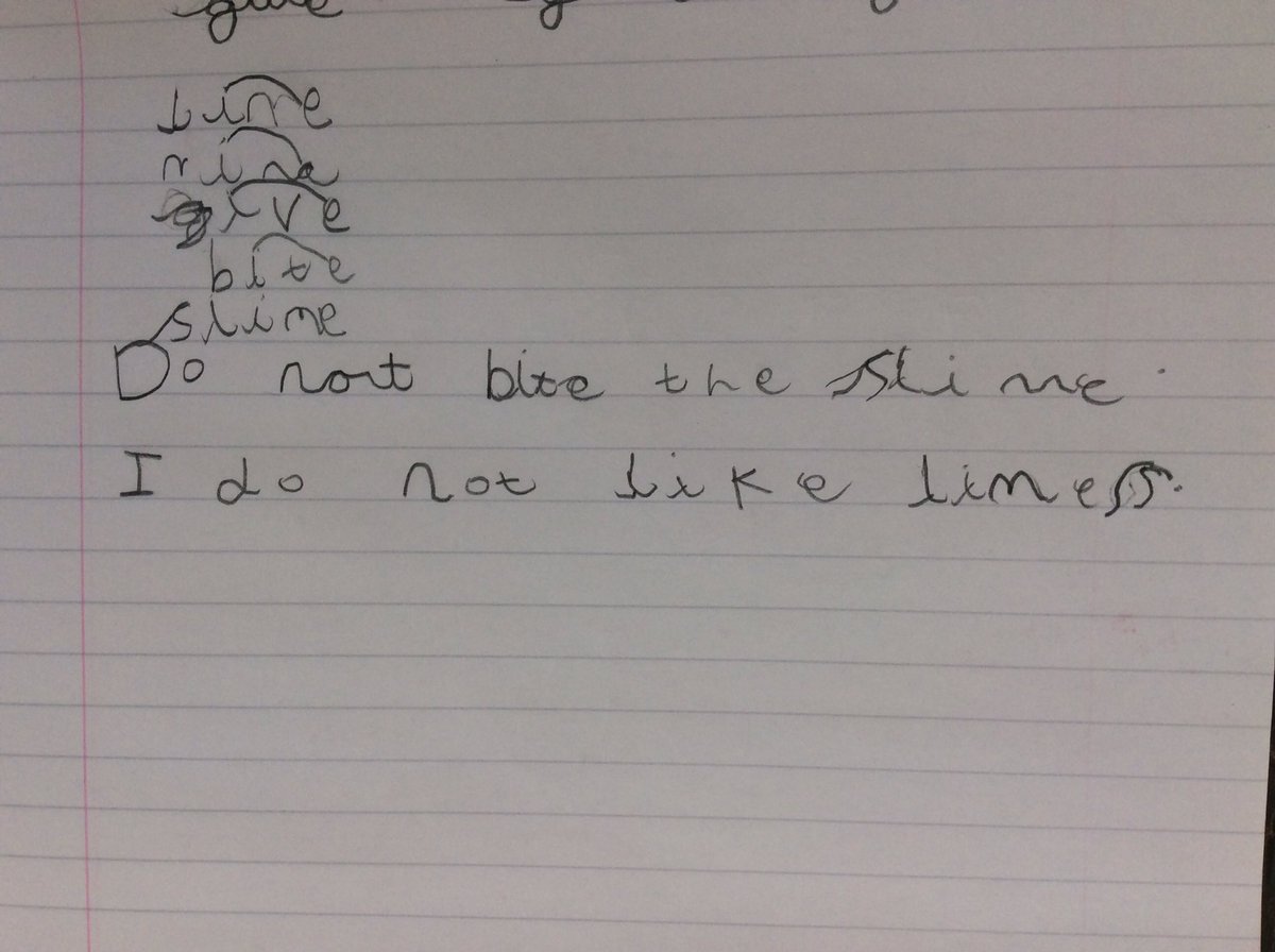 CaldiY2's tweet image. We have been building some words using the split ‘i-e’ sound.
We also thought of some sentences using the words we built!
#pushingourlimits @CaldiPrimary 

@SWLiteracy @AETAcademies @LeadLitTweet @CNicholson_Edu @Claire_Heald @MbroCouncil @Tees_Issues