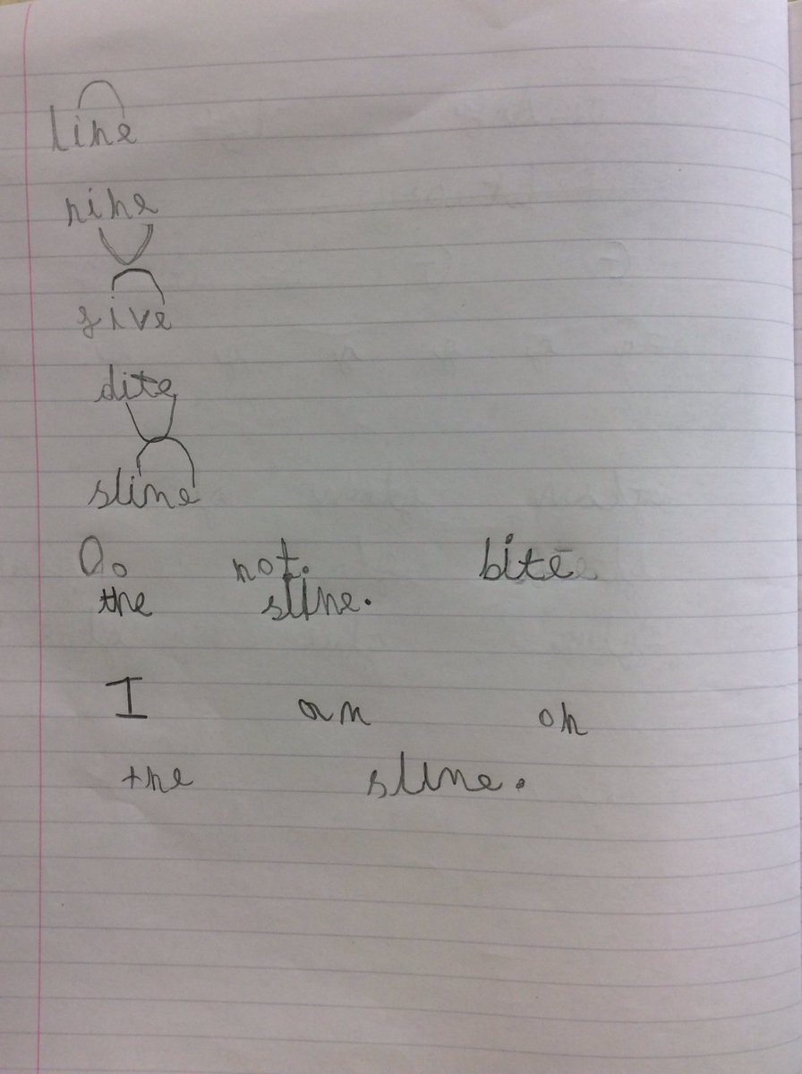 CaldiY2's tweet image. We have been building some words using the split ‘i-e’ sound.
We also thought of some sentences using the words we built!
#pushingourlimits @CaldiPrimary 

@SWLiteracy @AETAcademies @LeadLitTweet @CNicholson_Edu @Claire_Heald @MbroCouncil @Tees_Issues