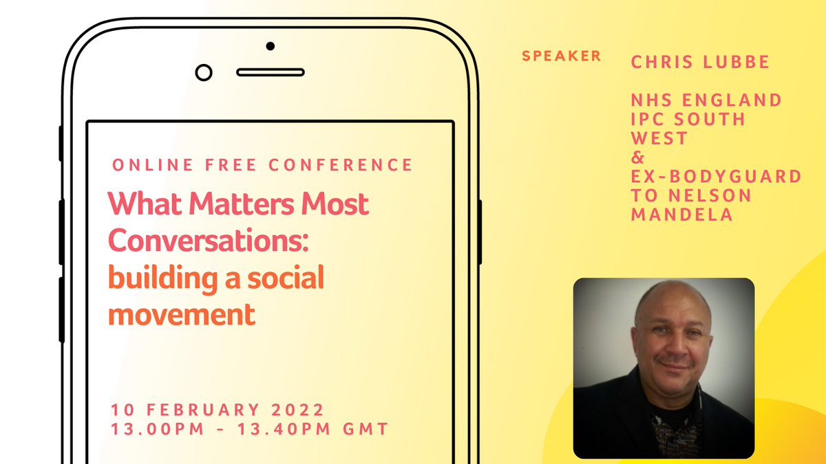 I'm looking forward to speaking at the online 'What Matters Most: Important Conversations for living and dying well'. Thank you @rcgp and @mariecurieuk for organising this event. Registration is free for anyone at sforce.co/3AO9Iwo @SouthWestIPC #WMM2022 #acp #listening