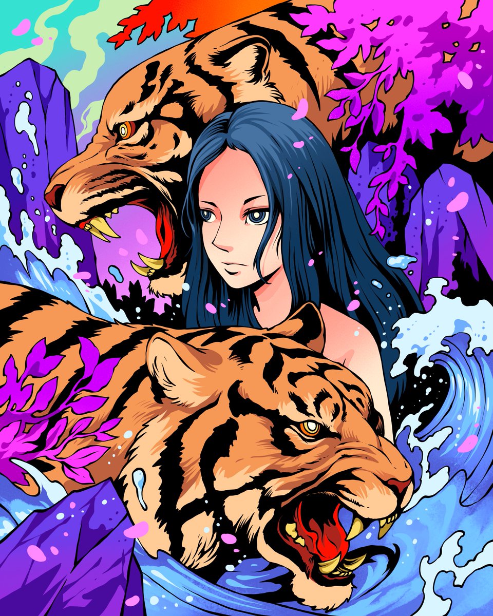 "Tigers"
New NFT DROP @withFND 
Edition of 1 🐯

#NFT #NFTartist #NFTdrop #NFTanime #NFTartist #NFTcollector #withFND

foundation.app/@benangbaja/bb…