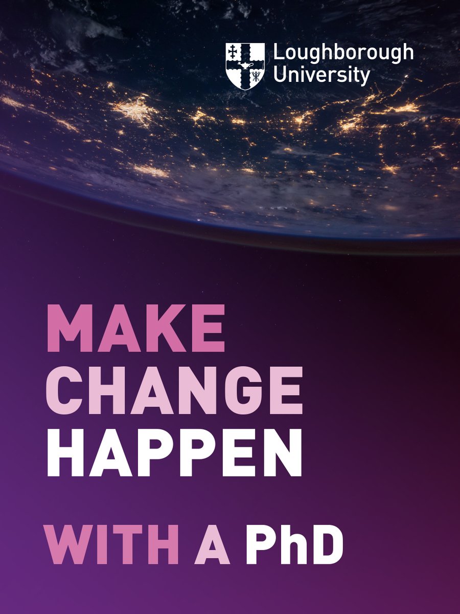 Have you considered studying a PhD but you’re nervous about the cost? 🤔

We’re offering a variety of funded PhD opportunities now. 💜

Make change happen: lboro.uk/PhD