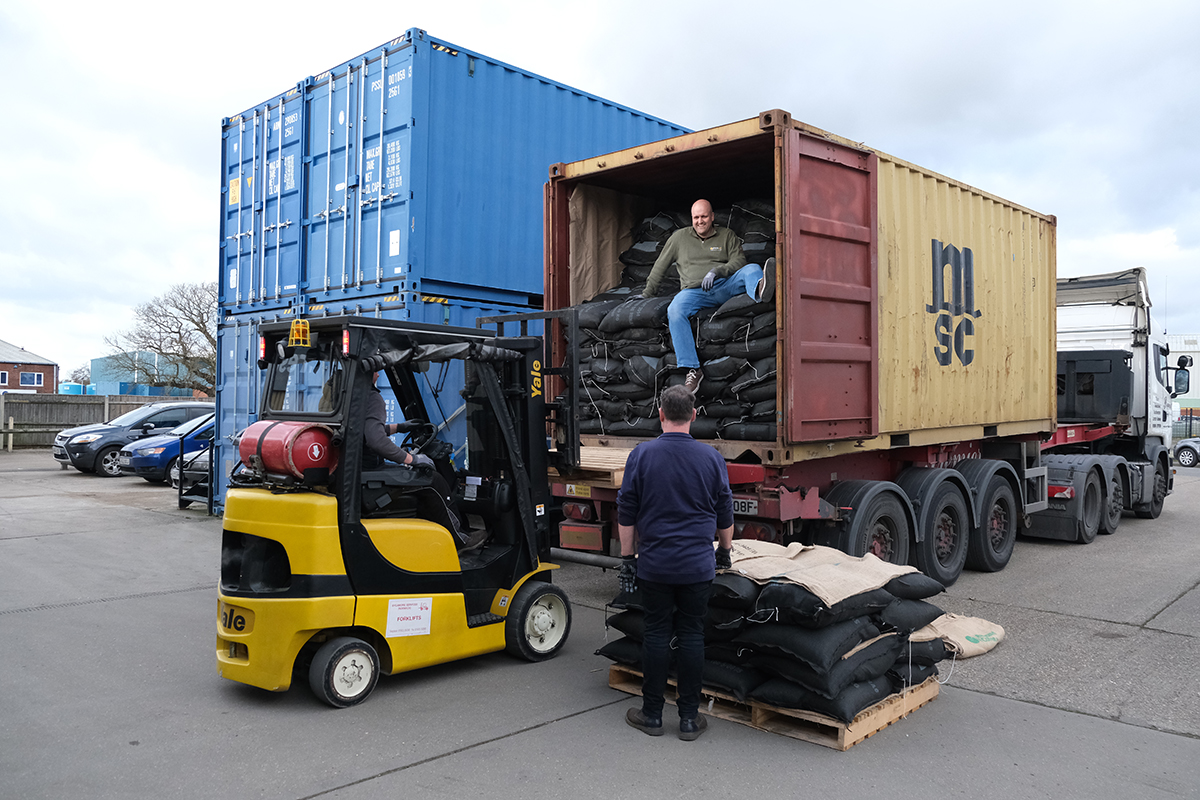 Its delivery day at Freshpac - all hands on deck!