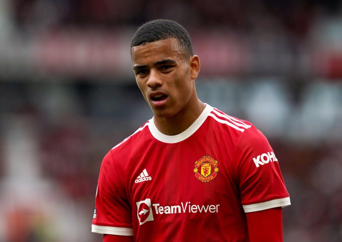 FootyAccums's tweet photo. Manchester United forward Mason Greenwood has been removed from FIFA 22 by EA Sports. 

[MEN] https://t.co/SAgf32qYjf