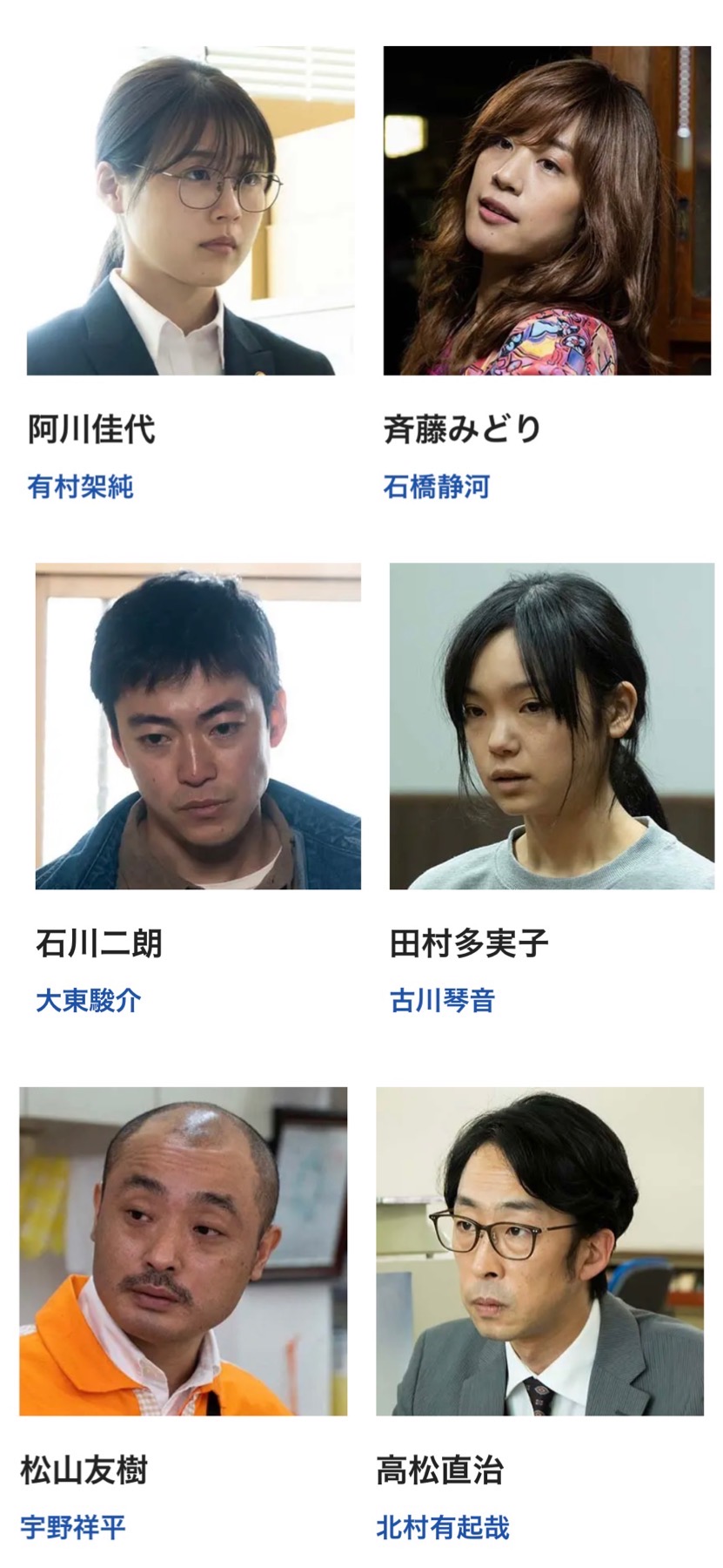 Twitter 上的 Taul 前科者 新米保護司 阿川佳代 他のキャストも適材適所 特に石橋静河がいつもと違うケバい役を自然にこなし裏主人公で泣かせる 保護対象のロリコン 大東駿介 シャブ中 古川琴音ともお見事 コンビニ店長 宇野祥平と保護観察官 北村有起哉が