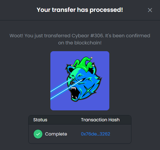 Cybear Club - OG Polygon NFTs tweet media
