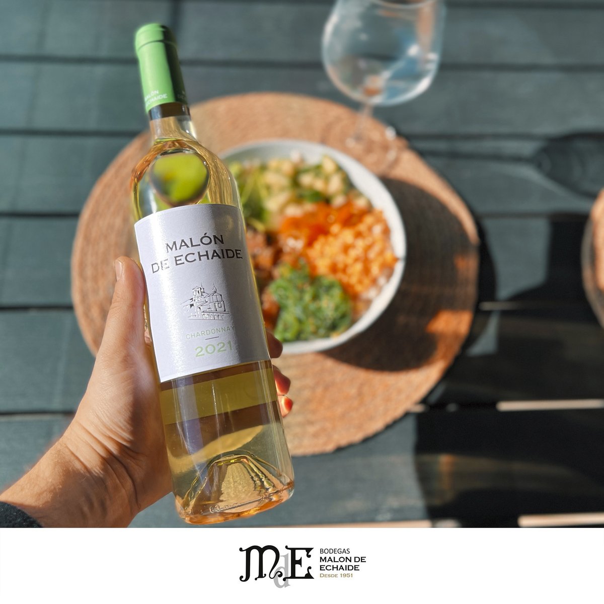 Nuestro chardonnay se lleva de maravilla con ensaladas, pokes, sushi y cualquier plato ligero. ¿Has probado ya la nueva añada? ¡Disponible en la web! 😉

→ malondeechaide.com