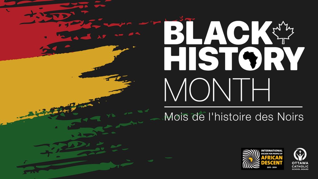 🖤 February is #BlackHistoryMonth! This year, we will celebrate Black excellence and Black joy as part of our guiding theme. 🎉Show us how you're engaging in Black History Month by using the hashtags #ocsbBlackExcellence, #ocsbBlackJoy, and #ocsbBlackHistoryMonth.