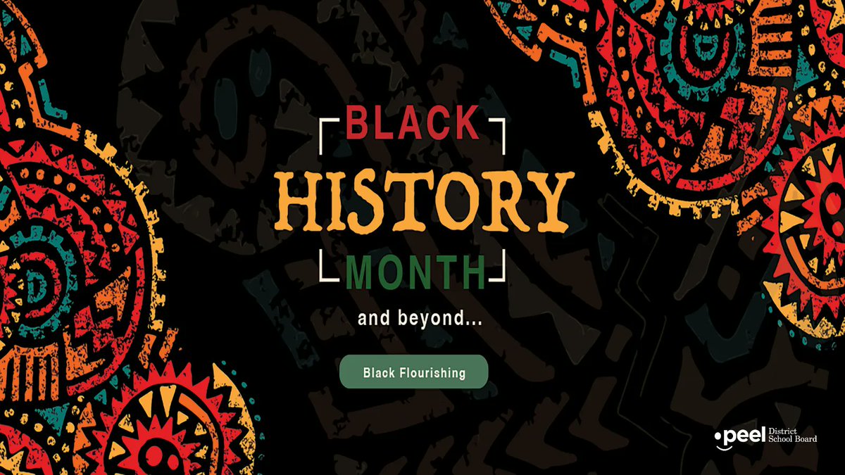 As we celebrate Black History Month, we’re committed to providing opportunities for students to deepen their understanding of the rich culture, heritage and contributions of Black Canadians who’ve shaped Black excellence, Black joy, and Black flourishing.

pdsb.me/BHM