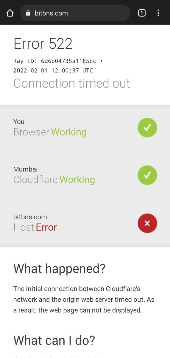 mi3aryan's tweet photo. @bitbns is it bitbns down? I cannot access. https://t.co/1o9NuLXaxI
