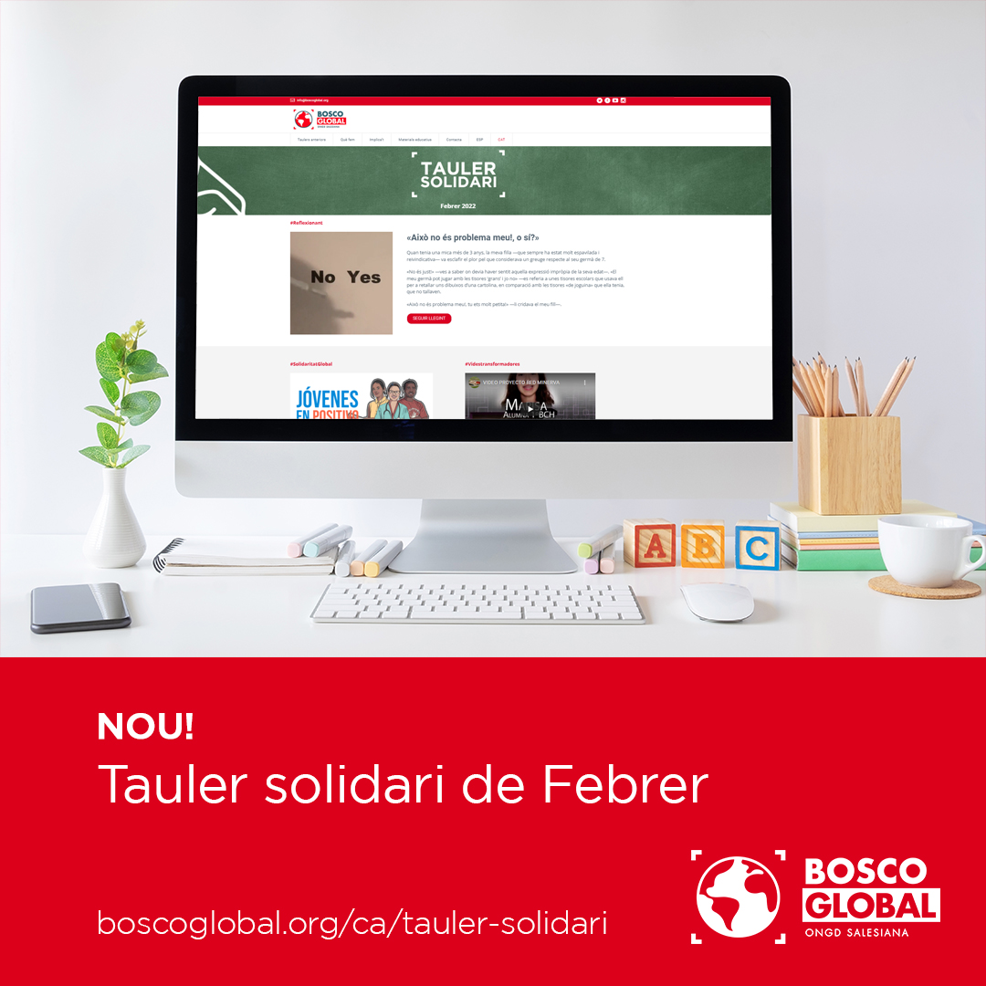 BoscoGlobalONGD's tweet photo. 📣 Bones! us compartim el tauler solidari del mes de febrer: https://t.co/xsC846vqNG 👏Gràcies a l'equip de voluntaris i voluntàries que ho fan possible cada mes. Us demanem que el compartiu i en feu difusió 🙏. Gràcies! https://t.co/34zIK4qPth