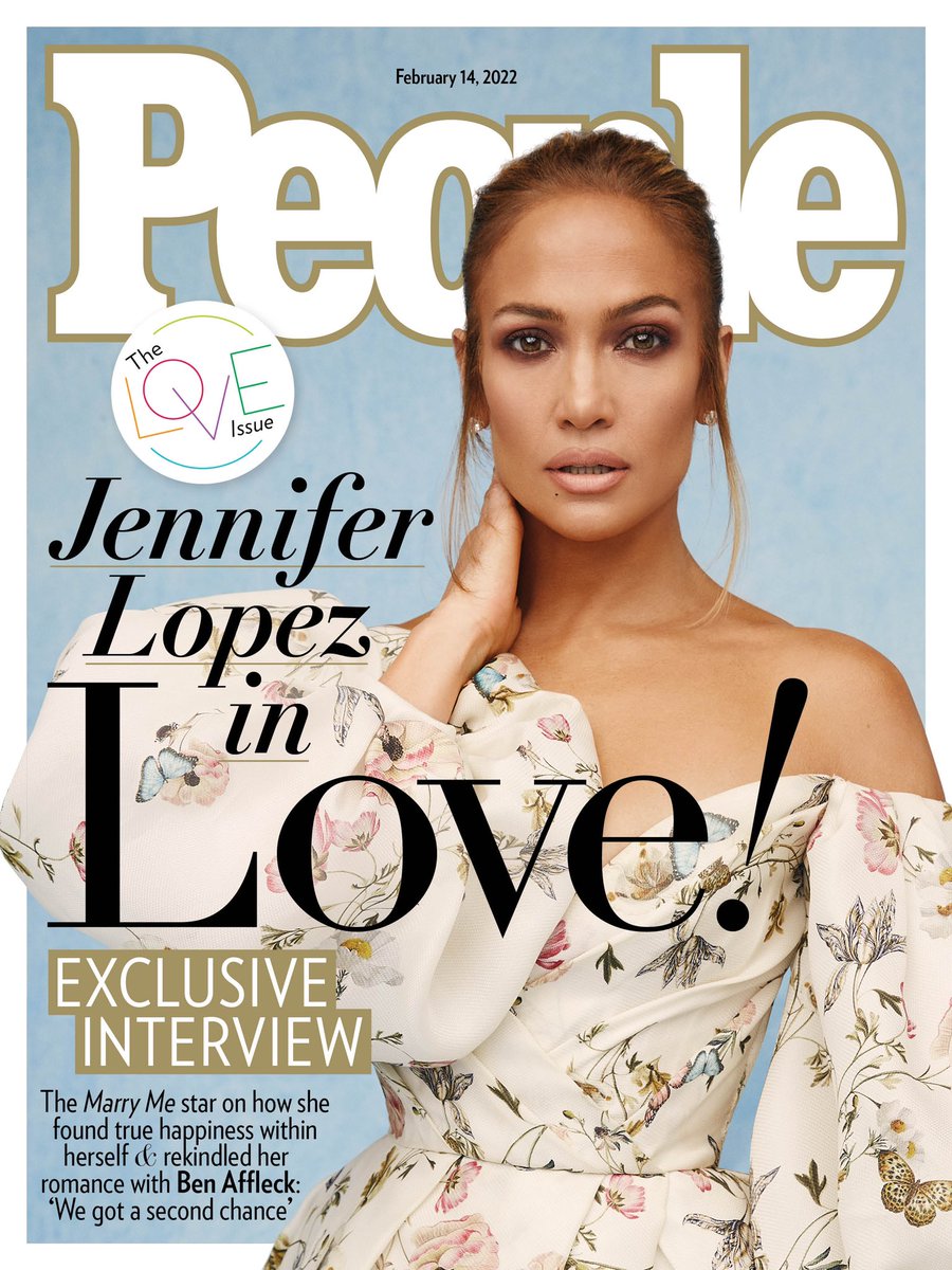 🤍 @People The Love Issue 🤍 On newsstands Friday 🤍 #MarryMeMovie <a href="/MarryMeMovie/">Marry Me</a> 🦋