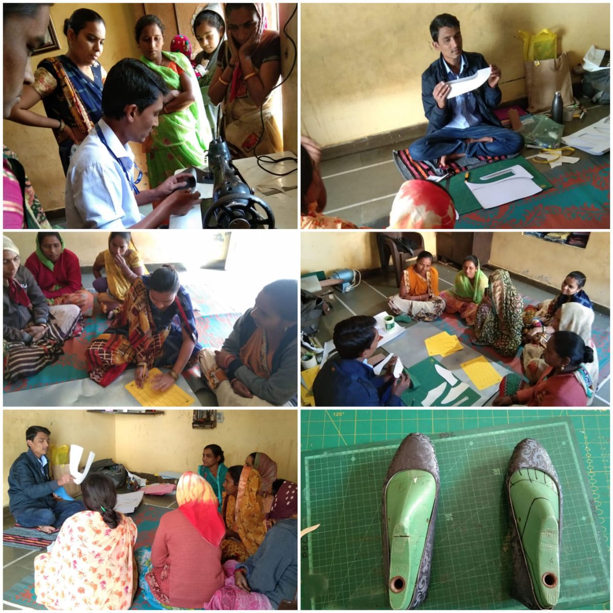 ChairmanKvic's tweet photo. 10 women leather artisans in Gujarat's Anand are marching towards self-reliance with KVIC's 1st ever footwear training program in the state.The 50-day training program includes footwear designing &amp; production to assist these artisans in becoming entrepreneurs @PMOIndia @CMOGuj https://t.co/W4wr633KvH