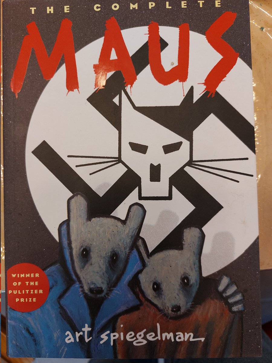 NtHirsch's tweet photo. Maybe if Whoopi Goldberg were to actually open a copy of Maus she'd find this quote on the very first page: https://t.co/rToHmEXI83