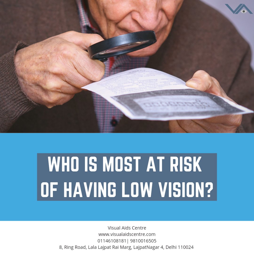 visualaidscntr's tweet photo. People with age related disorders like macular degeneration and glaucoma are more at risk of having low vision. Although anyone can be affected by low vision, it is usually more common in adults over the age of 45 and even more common in adults over the age of 75.
#lowvision #eye https://t.co/3xjP3nUx1V