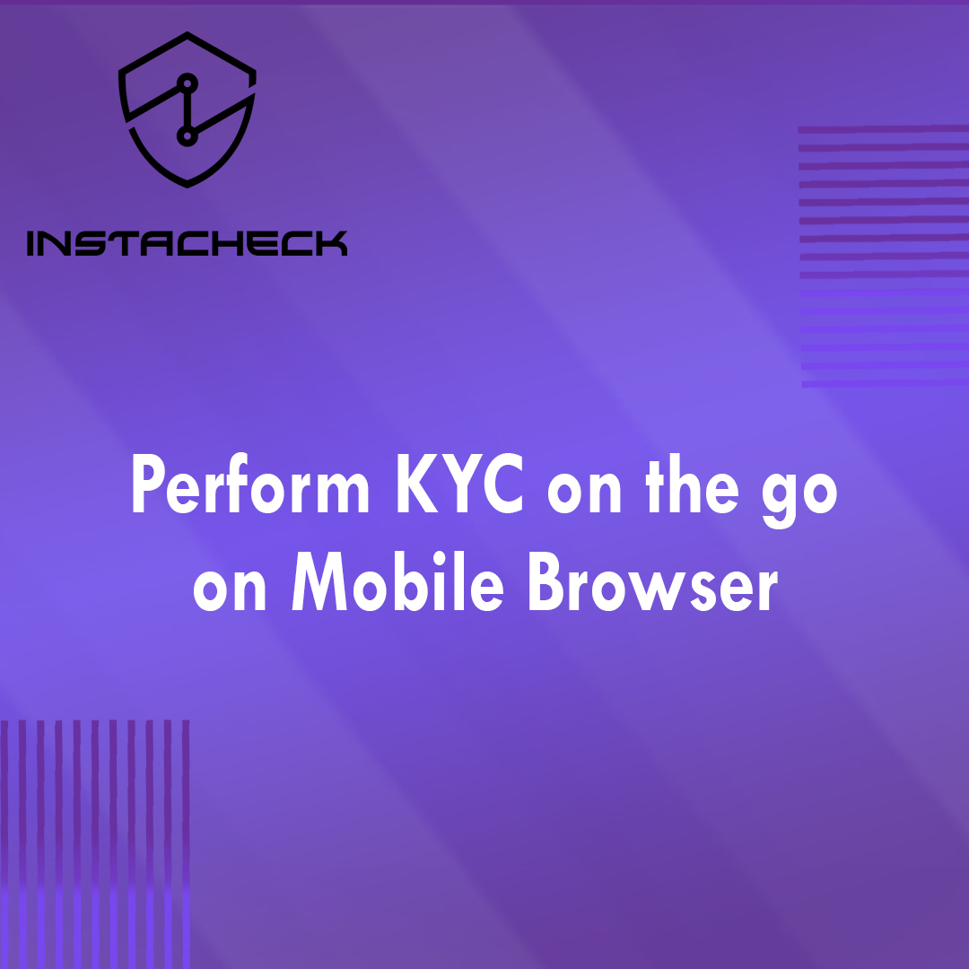 instacheckAML's tweet photo. Since mobile phones have been so influential in the recent past and nowadays, we thought of providing an option to you for performing KYC on the go!
#kyc #safety #cyber #Government https://t.co/sXNMWcY05c