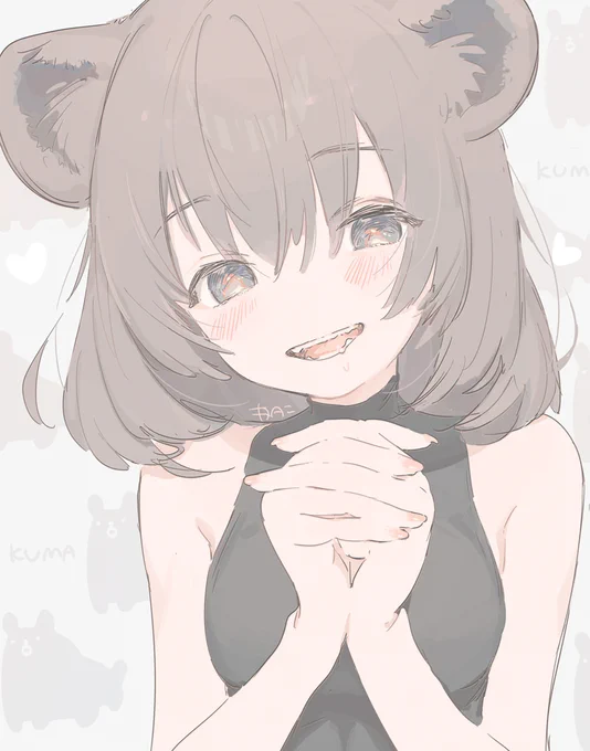 おなか、すきましたね…🐻🤎 