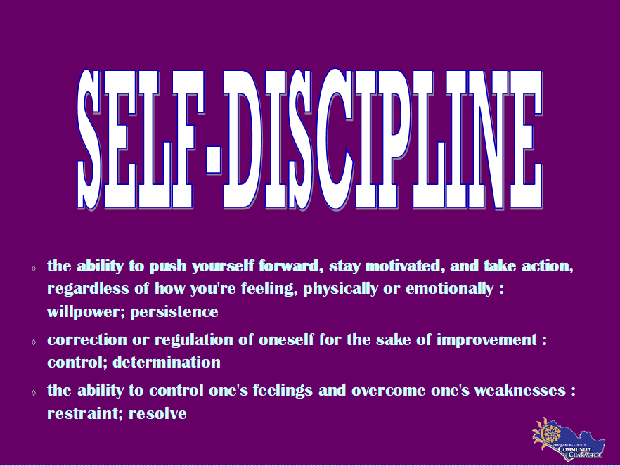 SELF-DISCIPLINE is the February 2022 character trait.
#Character #CharacterMatters #MyCharacterMatters