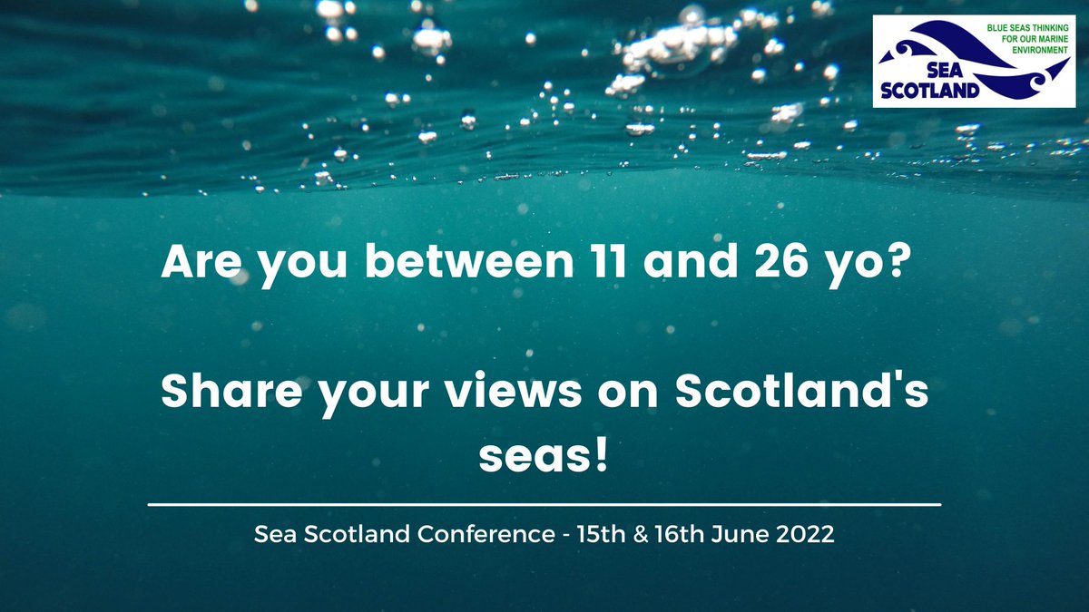 Save Scottish Seas (@savescotsseas) on Twitter photo Young people, we want to know more about your views on Scotland's seas!
Answer <a href="/SeaScotland/">SeaScotland</a>'s survey today and share your opinion on the marine environment and the challenges it faces in Scotland! 👇
bit.ly/3Hiwa33 Young people, we want to know more about your views on Scotland's seas!
Answer <a href="/SeaScotland/">SeaScotland</a>'s survey today and share your opinion on the marine environment and the challenges it faces in Scotland! 👇
bit.ly/3Hiwa33