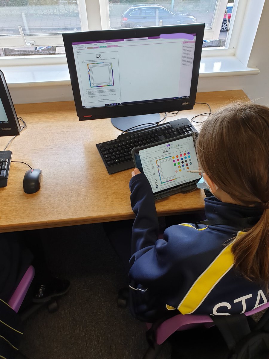 STAHSCS's tweet photo. Mindfulness activity at the start of a Year 7 Computer Science lesson, using the Computer Science Colouring Book created by @MrLauLearning , to recap what we  covered in our previous lesson! #ComputerScience #edutwitter https://t.co/ryZ3q0hIce