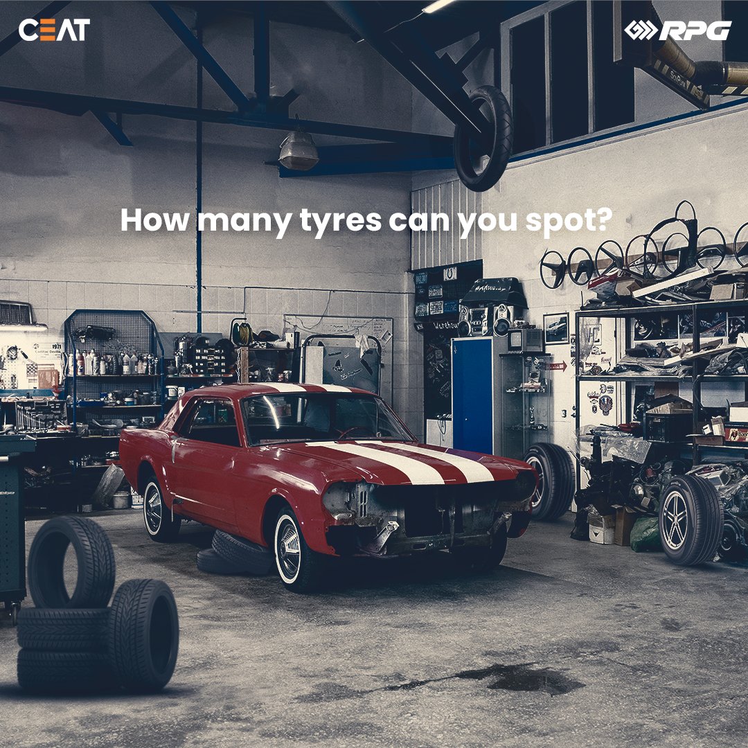 CEATtyres's tweet photo. Tyres, tyres, everywhere, as you count ensure not a single one you spare! Look closely and tell us how many you find!
#CEAT #CEATTyres #CEATGameOn https://t.co/rtp71JYjvc