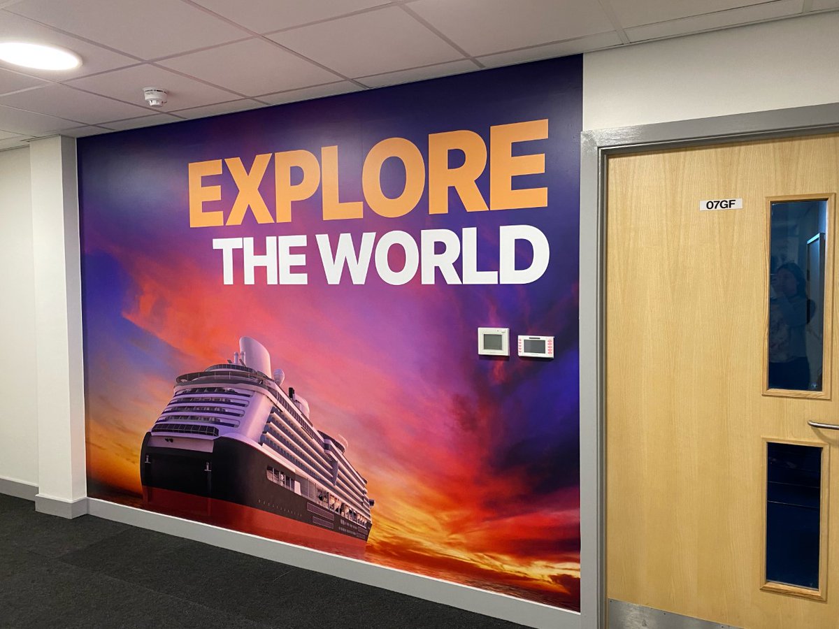 Thank you <a href="/sxgrimsby/">SignsExpressGrimsby</a> for brightening up our plain walls 🛳🌊