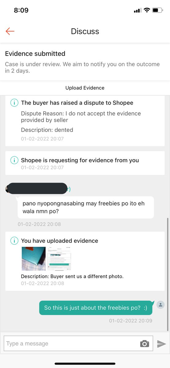 KringleCartsPH's tweet photo. The buyer cancelled the first return request then uploaded a DIFFERENT photo as evidence na. Sana una palang po eto na yung inupload diba 🤣 https://t.co/3oMt7qE2X2