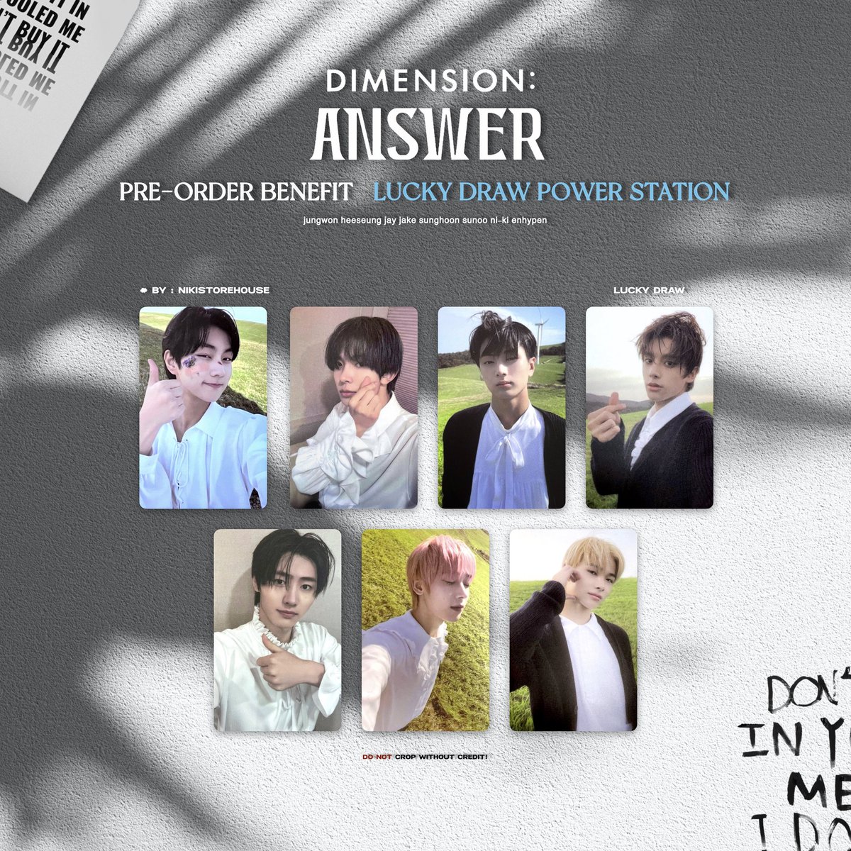 ☆°•. #riéforsale ꒰ wts lfb ph ꒱ — enhypen dimension answer