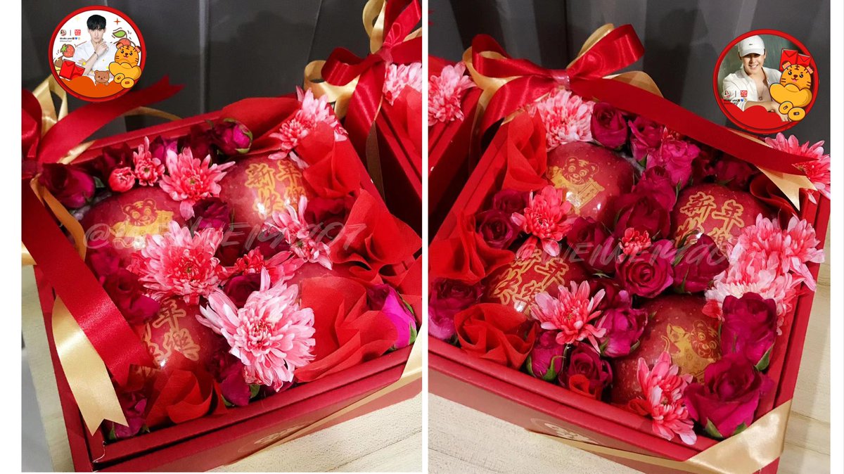 WeiweiYao7's tweet photo. 💙【Food Support】💙
▌│█║2022.02.01│█║ ▌

Food support for OhmThitiwat.✌️✌️
🐊😘😘

Today is Chinese New Year.🧨🧧🎉
Sending my presents to P’Ohm and P’News.🍎🍎
Fruit boxes.😘😘
Wish you have a great 🐯 year.

#OhmThitiwat 
#ศึกเสน่หาไกรทองชาละวัน https://t.co/3J5TuavDWU