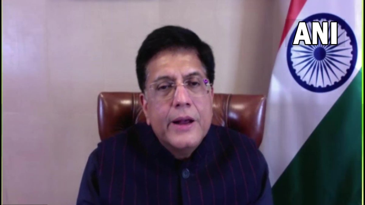 ANI's tweet photo. To understand the #BudgetSession2022, you (Opposition) need intelligence. Rahul Gandhi anyway has a problem in understanding maths, he'll look at everything with a sum of 0. I believe that FM has shown a new way of developing the nation: Union Commerce Minister Piyush Goyal https://t.co/I5Kd5KnmkF