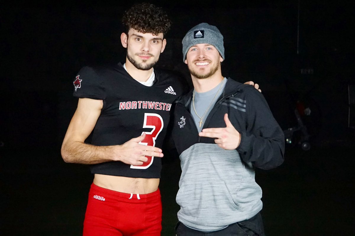 I’m am excited to announce that I will be continuing my football career at <a href="/nwosufootball/">Ranger Football</a>! Thank you to everyone who has helped me on this journey. Go Rangers🔴⚫️⚪️ @ChavarrWarren <a href="/Coach_Evans7/">Josh Evans ⚡️</a>