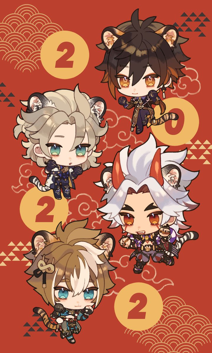 misu_025's tweet photo. 🐯Happy #LunarNewYear https://t.co/kw5WF6oupO