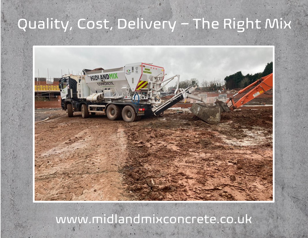 MidlandMix's tweet photo. At Midland Mix we focus on Quality, Cost and Delivery:
• Quality concrete mix
• Competitive prices
• Delivered onsite quickly

Contact us for a quote on your next job.
T: 01827 370433

#MidlandMix #Concrete #TheRightMix #Midlands #LocalSupplier #24Seven #QCD https://t.co/KkBPupySUR