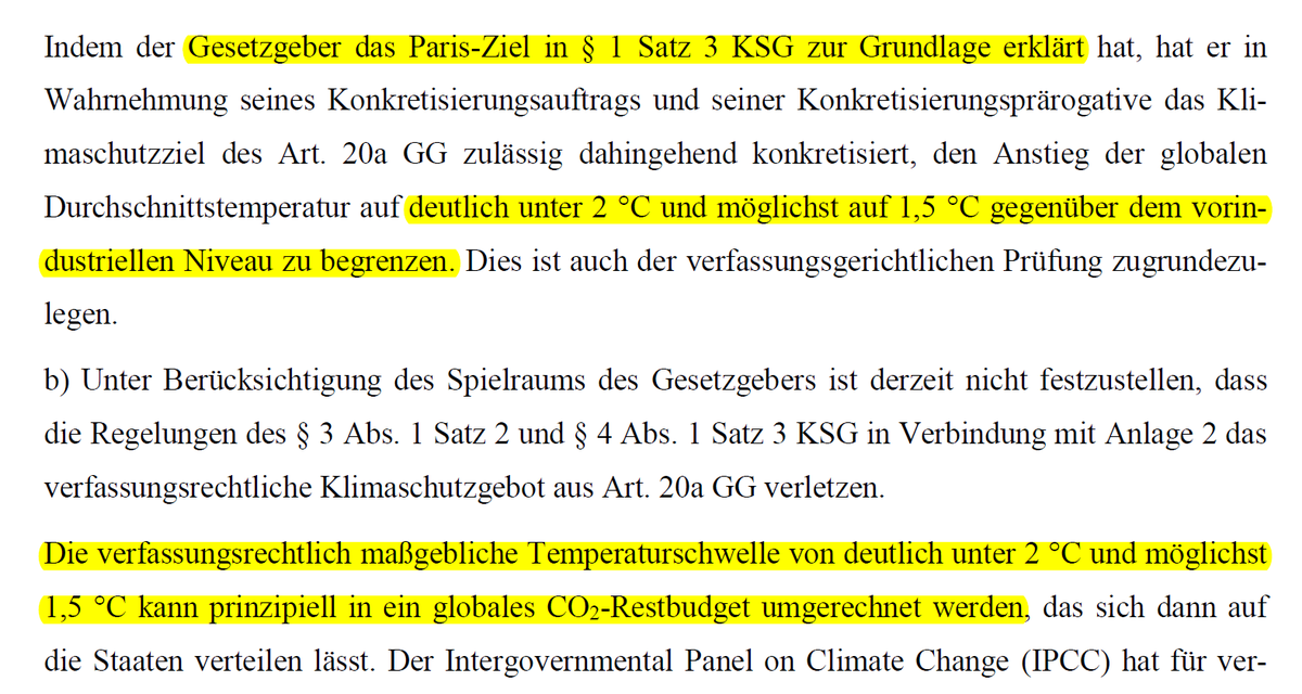 KarSmid's tweet photo. #Klimaklage: @TMueller_Wue @BrigitteKnopf @BVerfG
Das Urteil des #BVerfG vom 29.4.2021 ist zum nationalen #CO2-#Restbudget sehr klar. 🔽 https://t.co/v1mhkUAW2O