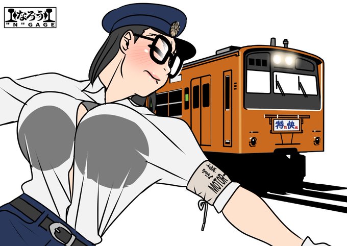 中央線201系の特快サボ。初期は特快運用が固定だったがのちにランダムとなりサボ交換作業が発生。この作業は無理な体勢で行うことから交換がしやすいように端に取っ手を付けたタイプのものに交換された。そしてさらに自動的に転換する電動幕式へと変化していく。
#201系の日 
#テツドウオトメ 