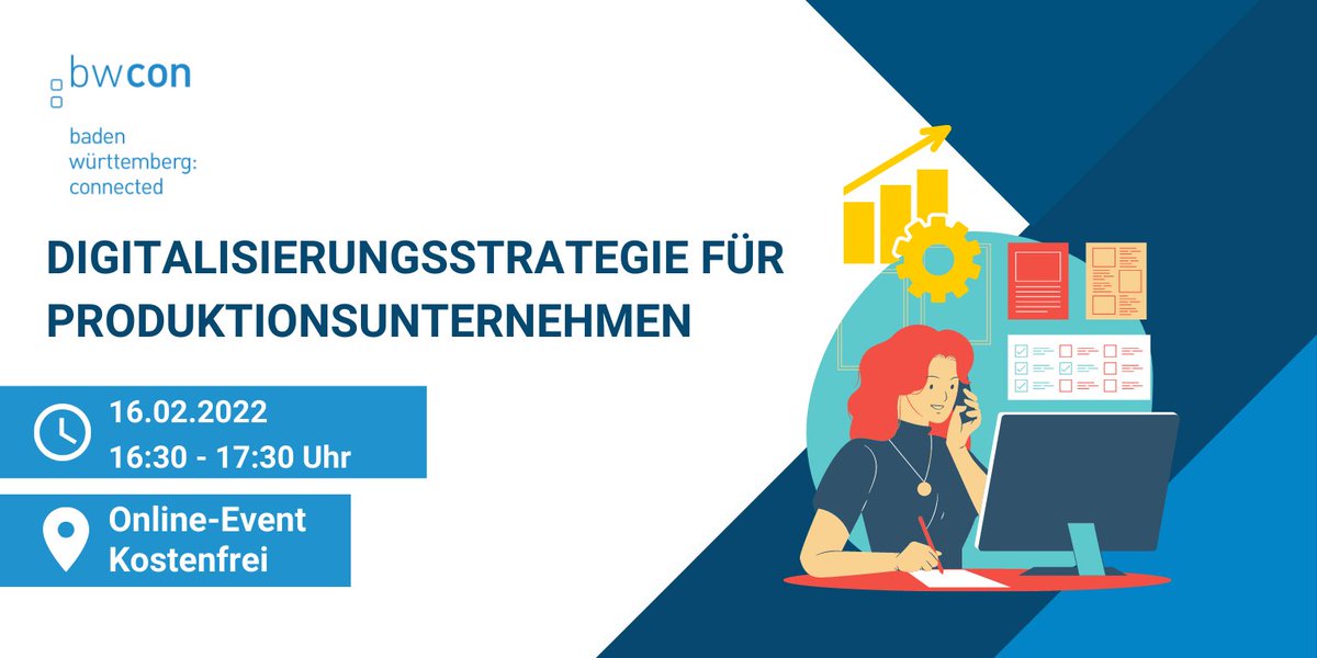 Machen Sie den Digitalisierungscheck mit Dr. Jürgen Jähnert. ✅ Welche Schritte sind für kleine Produktionsunternehmen notwendig, um eine digitale Strategie zu entwickeln?

Jetzt anmelden ➡ events.bwcon.de/events/digital…