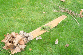 RavensdalePS's tweet photo. As part of our new topic in Year 3, we have started to learn about the Stone Age. We discovered housing looked very different back then! We then had a go at building our own Stone Age villages on the field! Brilliant effort, Year 3! #RPSY3 #History https://t.co/1q4STu4ACg