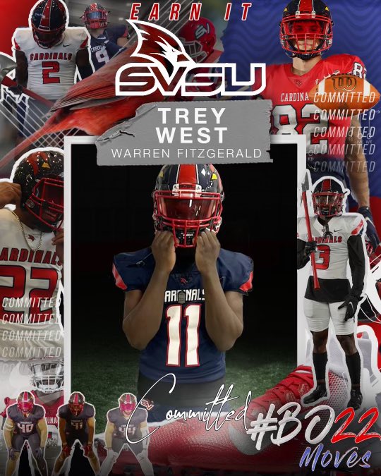Treez (@treywest115) on Twitter photo Yoo what up❤️💙!!! #COMMITTED
<a href="/rbrady1313/">Ryan Brady</a> <a href="/CoachJ_Miller/">Josh Miller</a> <a href="/McKeownDB/">Dan McKeown</a> <a href="/AllenTrieu/">Allen Trieu</a> <a href="/fitz_athletics/">Fitzgerald Athletics</a> <a href="/Coach_Dre59/">Coach Dre Graham</a> @CoachJayShake <a href="/TheD_Zone/">The D Zone</a> <a href="/vitojordan/">Vito Jordan</a> Yoo what up❤️💙!!! #COMMITTED
<a href="/rbrady1313/">Ryan Brady</a> <a href="/CoachJ_Miller/">Josh Miller</a> <a href="/McKeownDB/">Dan McKeown</a> <a href="/AllenTrieu/">Allen Trieu</a> <a href="/fitz_athletics/">Fitzgerald Athletics</a> <a href="/Coach_Dre59/">Coach Dre Graham</a> @CoachJayShake <a href="/TheD_Zone/">The D Zone</a> <a href="/vitojordan/">Vito Jordan</a>
