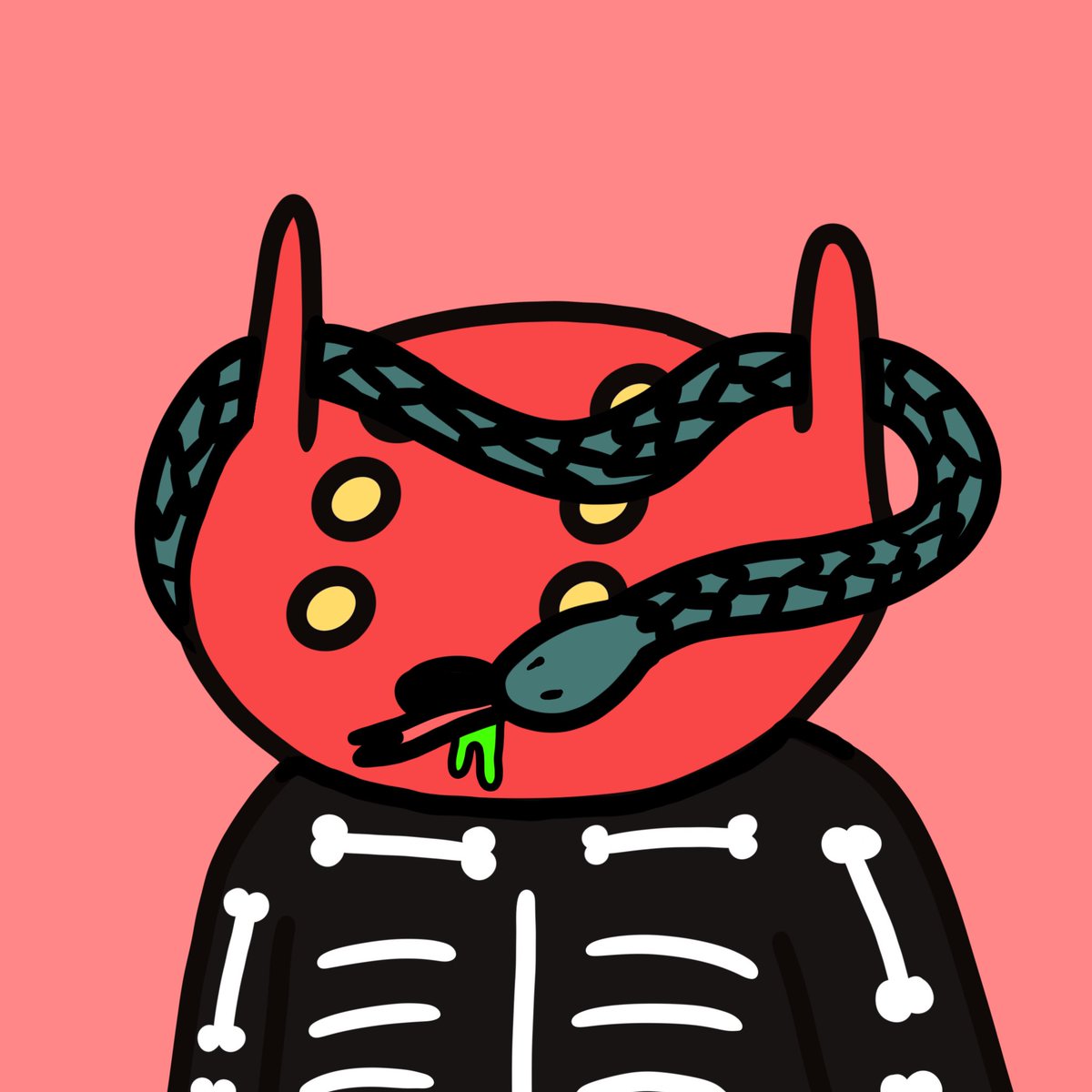 SkeleBoyNFT's tweet image. say hello to my little fren 

👽🛸🖖 @alienfrens