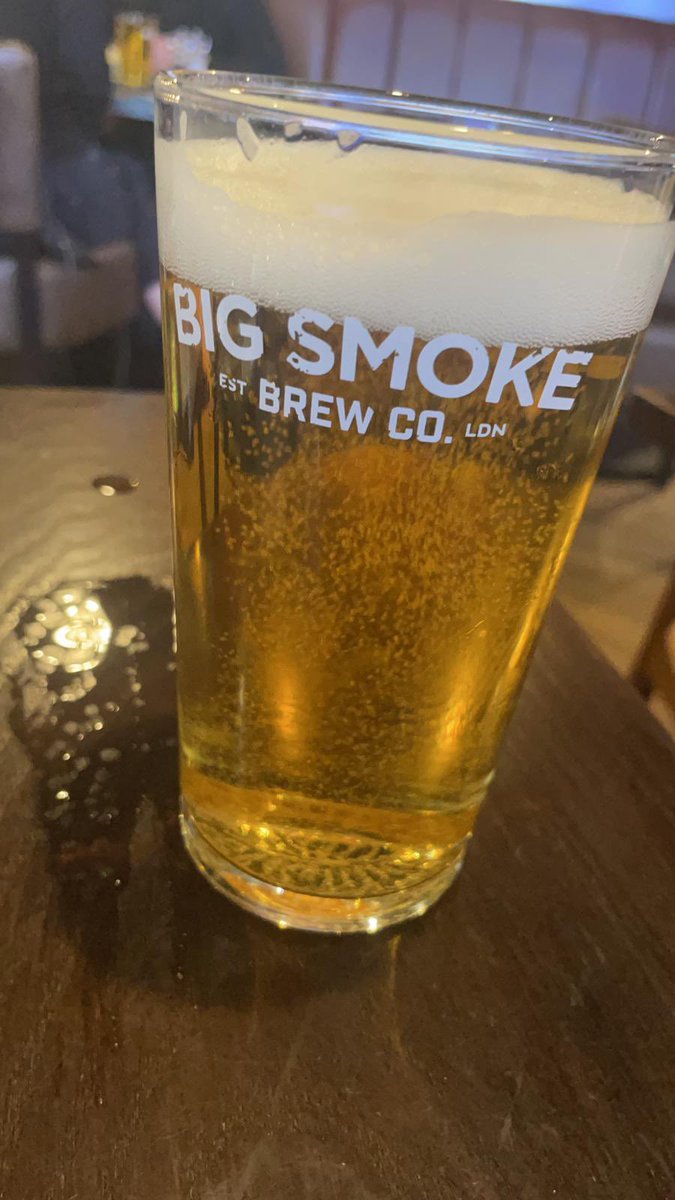 When your favourite brewery is at Heathrow Terminal 2, you just need a couple before flying @bigsmokebrew <a href="/theantelopeKT6/">The Antelope</a>