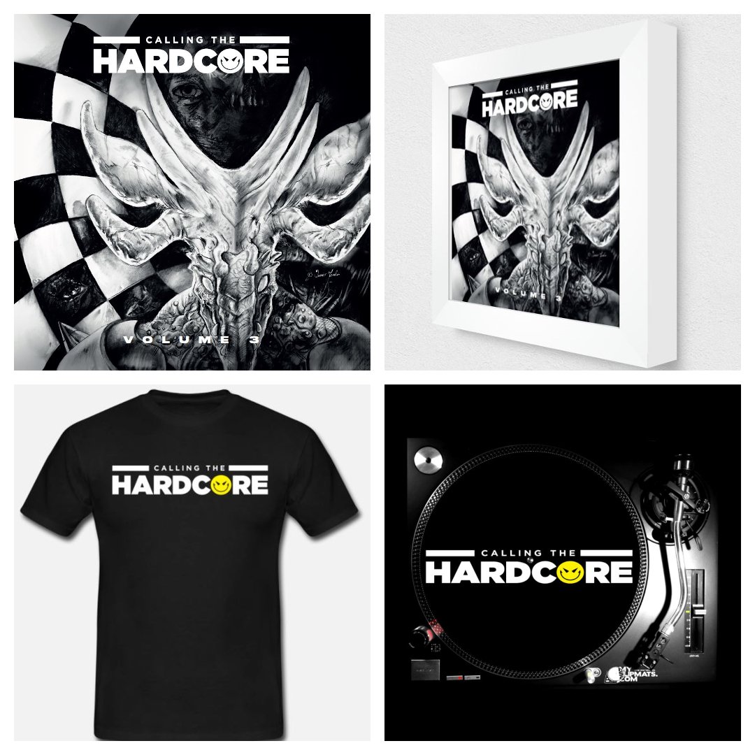 Calling The Hardcore - Volume 3 super bundle💥

raveradiorecords.com

Discounted bundle includes:

- 12" vinyl triple disc
- 50cm x 50cm poster
- Ltd edition T-Shirt
- x2 slipmats 
- digital album download + album mix
- A4 sticker sheet
- 21cm squared flyer artwork