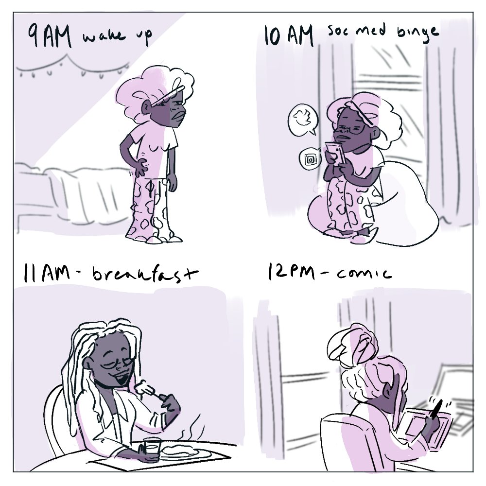 More #hourlycomicday updates 