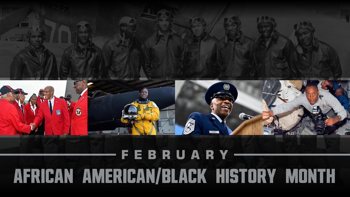 This month we join the Nation in commemorating a distinct part of American history! African American History Month starts today!

Along with our African American Airmen, we value the diverse experiences, skills, and talents that all Airmen bring to make our Air Force stronger!