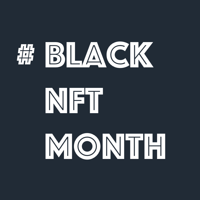 #BlackNFTMonth : This time last year I was asking where are all the Black NFT artists?  

2021 was a great year for Black artists to emerge in the space – but we can always use more visibility.

This month, I'll continue the tradition of promoting new Black artists in the space!